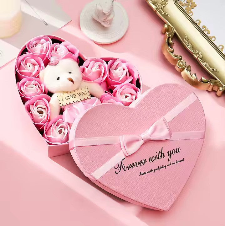 Heart Shape Jewelry Box For Couples