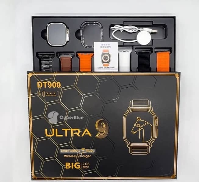 DT900 ULTRA 9 Smart Watch 7 Straps HM-STORE